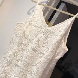 White House Black market lacy tank.